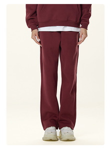 Vêtements pour hommes transfrontaliers pour marque, pantalon large en velours épais et coton, couleur unie - Product Image 4