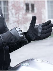 Accesorios para Motocicletas, Guantes de Motociclismo con Forro Polar Impermeables y Resistentes al Viento para Invierno, con Pantalla Táctil - Product Image 5
