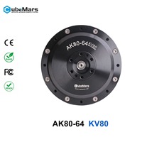 Moteur d'Exosquelette CubeMars AK80-64 KV80, Actionneur Robotique à Couple Élevé 120 Nm pour Articulation de Robot Portable à Charge Lourde
