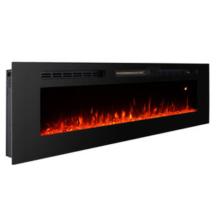 <span class=keywords><strong>Chimenea</strong></span> Eléctrica Moderna de 60 Pulgadas con Llama <span class=keywords><strong>Artificial</strong></span>, para Montar en la Pared, con Control Remoto para Interiores - Product Image 4