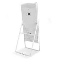 Écran d'affichage publicitaire numérique LCD portable sur pied pour intérieur, 32-43 pouces, avec support de kiosque, signalétique, SDK, OEM, garantie 1 an