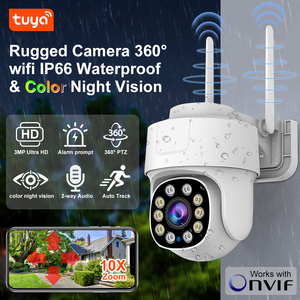 NUEVA Cámara IP PTZ CCTV Blanca 2026, Aplicación Tuya Smart Life, HD 5MP, 2.4G WiFi, Tipo Ampolleta, Exterior, Impermeable, Seguridad para el Hogar, Inalámbrica - Product Image 1