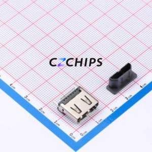 HDMI-210L HDMI Connector SMD Connector ( Connector Type: HDMI-A )( Gender: Female )( Total Number of PINs: 19P ) - Product Image 1