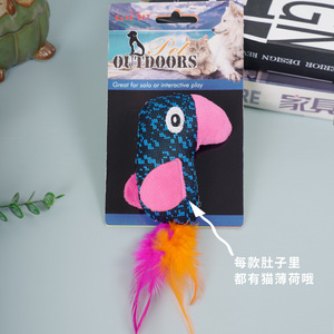 Juguete para Gatos con Plumas de Mariquita y Papel Arrugado para Juego Interactivo - Product Image 2