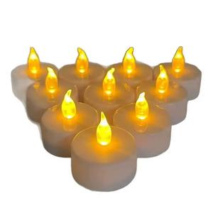 <span class=keywords><strong>Bougie</strong></span> <span class=keywords><strong>LED</strong></span> sans flamme électrique, <span class=keywords><strong>bougie</strong></span> chauffe-plat, décoration de table pour Halloween, funérailles, Noël, mariage, pilier, écologique, à piles - Product Image 2