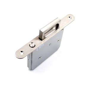 بيع بالجملة حافة مفتاح مضاد للسرقة قفل باب سحب جسم أبواب منزلقة خارجية دخان حريق صلب مقاوم للصدأ ساتان نحاسي PVD AB AC A55HLH - Product Image 6