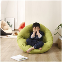 Lavable en machine plusieurs couleurs oeuf rouleau forme chambre grand pouf canapé coussin de sol chaise pour adultes enfants