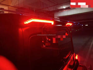 Accessoires de voiture LUMA 4x4, vente flash, support de pare-soleil arrière avec éclairage, aileron arrière pour Jeep Wrangler JL <span class=keywords><strong>2018</strong></span>+ Jk 2007-2017 - Product Image 5