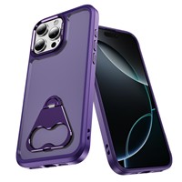 Étuis de téléphone portable en TPU+PC transparents de luxe avec bouton métallique au design unique, anti-chute, design sportif, ouvre-bouteille pour 16 17 Pro Max