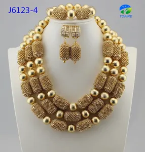 2019 High quality beautiful indian beads jewelry sets bridal african beads for jewelry making
