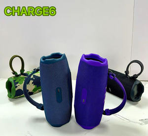 CHARGE6 Hot Selling Portable Fabric Woofer Blue-tooth Speaker FM <strong>Radio</strong>/TF/USB/TWS Super Bass Stereo Loud Party DJ Active Speaker - Product Image 5