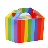 Vente chaude haut de gamme à main boîte à bonbons oeuf cadeau Dessert fruits emballage nouveau Type de dossier anniversaire nourriture cadeaux estampage impression