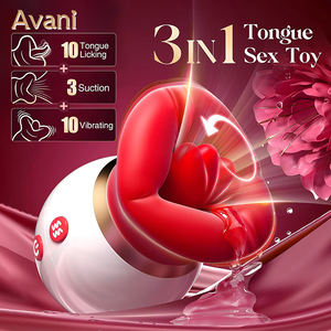 Fabrika doğrudan 3 in 1 G nokta gül oyuncak vibratör kadınlar için sıcak satış ağız emme yalama meme stimülatörü - Product Image 2