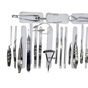 Precision Microsurgical Instrument <b>Set</b> with Durable Reusable Stainless Steel Surgical Instruments for Fine Tissue Dissection - Product Image 1