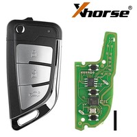 Kit de Lames de Clé de Voiture Xhorse, Télécommande Filaire XK, Carte de Circuit de Clé de Voiture XKDS20EN XKLKS2EN XKKF21EN XKFO21EN