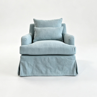 Fauteuil d'appoint moderne avec housse amovible pour salon et mobilier de maison