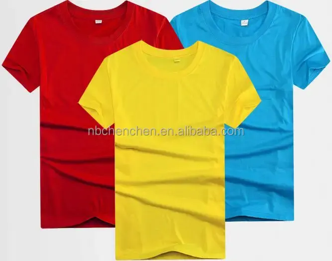 T-shirts pour la vente en gros de vêtements promotionnels en polyester 0.5usd personnalisés