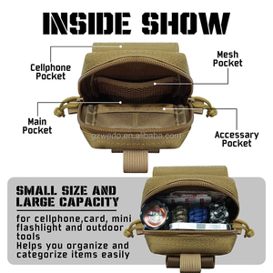 Borsa Personalizzata per Attrezzatura Outdoor, Tasca Tattica per Telefono, Borsa da Cintura Impermeabile EDC con Taglio Laser MOLLE per Campeggio, Arrampicata e Allenamento - Product Image 3