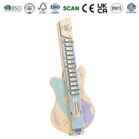 Guitare électrique multifonctionnelle en bois faite à la main pour enfants, instrument de musique mignon pour l'éveil musical précoce