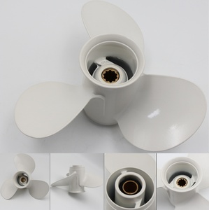 9 7/8 nhôm phía ngoài cánh quạt 10 spline răng thuyền động cơ cánh quạt mới tương thích Yamaha phía ngoài động cơ C 20HP 25HP 30HP - Product Image 3