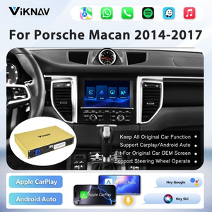 Boîtier de décodage sans fil CarPlay Android Auto pour système Linux Viknav pour Porsche Macan PCM 3.1 2014-2016 PCM 4.0 2017 - Product Image 2