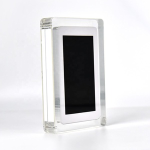 Acrylic Bulk Digital Photo Frame Clear Crystal NFT Acrylic Advertising Play OEM ODM 7 Inch IPS Screen 7'' Lcd Display Ce Rohs - Product Image 1