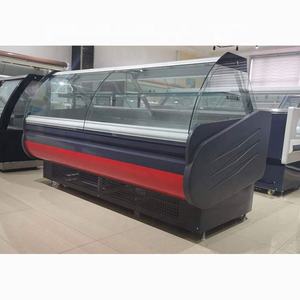 Réfrigérateur de <span class=keywords><strong>boucherie</strong></span> en gros d'usine, réfrigérateur de présentation de viande à température unique avec refroidissement par air, grande réduction - Product Image 3