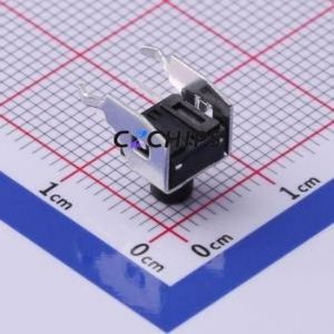 TS-1038-A7B3-D2 Tactile Switch Through hole,6x6mm Switch Single Pole Single Throw Round Button 2.5N Right Angle Insert - Product Image 2