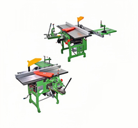Machine à bois multifonctionnelle de table |   343 Raboteuse, Dégauchisseuse, Débroussailleuse, Scie et Perceuse à trous carrés