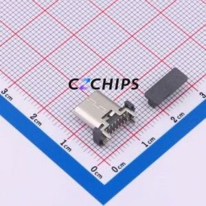 TYPE-C 16P LTH10.0 143 USB Connector SMD Connector Type-C Female Vertical Mount 16P - Product Image 2