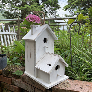 Bluebird Hummingbird Garden Bird House Casa colgante <span class=keywords><strong>de</strong></span> madera <span class=keywords><strong>para</strong></span> mascotas <span class=keywords><strong>para</strong></span> liquidación exterior Atractivo <span class=keywords><strong>para</strong></span> pájaros salvajes - Product Image 2