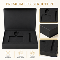 Maßgefertigte Große Logo-Magnetklappbox Luxuriöse Starre Karton-Geschenkbox UV-Beschichtung Neue Luxus-Kartonbox Faltbar aus Recycling-Materialien