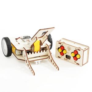 OKYN25930-5 bricolage télécommande <span class=keywords><strong>combat</strong></span> <span class=keywords><strong>Robot</strong></span> voiture enfants Science technologie bricolage tige éducation expérience scientifique - Product Image 1
