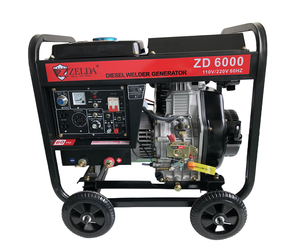 Générateur de soudage portable pas cher Zelda Dc 220v, générateur de soudage diesel, générateur diesel, machine à souder - Product Image 1