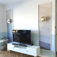 Applique murale moderne et simple pour intérieur, luminaire pour couloir, escalier, chambre à coucher, éclairage de plafond, luminaire LED doré, boule de verre