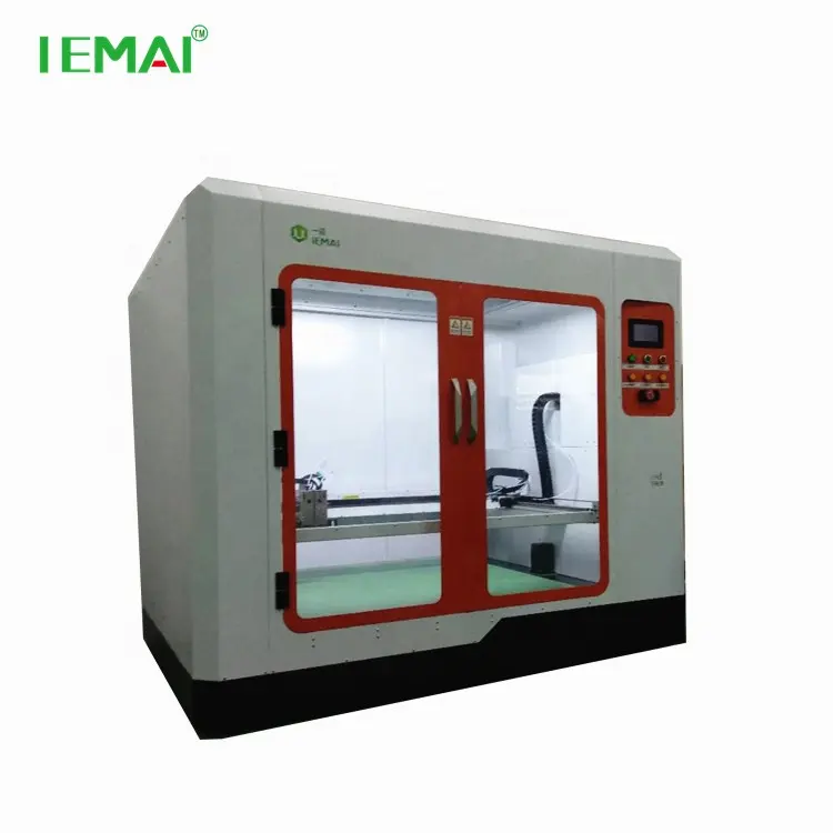 Large Volume 3D Printer Heated Bed 1000x1000 Mm 3D Printer with Big Size Silicone 1000x1000x1000 Mm 2 Set Extruder CE,CE ROHS