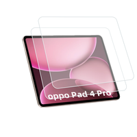 Protector de Pantalla de Vidrio Templado Premium Ultrafino 9H Antirrayaduras, Cobertura Total, Sin Burbujas, para Tablet Oppo Pad 3 4 5 Pro