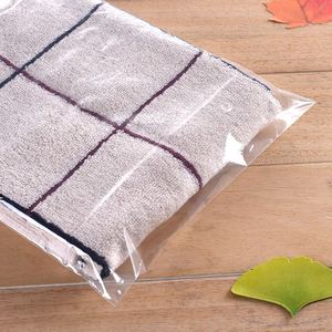 Sac en plastique transparent en gros, sac à fermeture éclair en PE, logo personnalisé, sac pour sous-vêtements, sac pour vêtements - Product Image 3