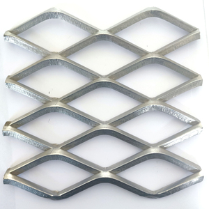 Hình thoi Expander tấm kim loại lưới 4x8 lỗ nhỏ hình dạng kim cương tam giác mở rộng kim loại lath - Product Image 4
