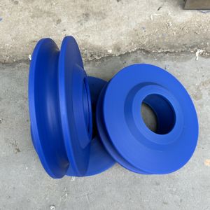 타워 크레인 로프 풀리 u 홈 가이드 풀리 엘리베이터 플라스틱 풀리 - Product Image 6