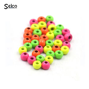 Cuentas de <span class=keywords><strong>tungsteno</strong></span> para pesca, accesorio para atar moscas, peces, ninfa, color negro, rojo, rosa, amarillo, verde, naranja - Product Image 4