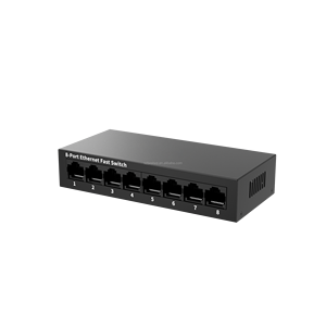 Hot Sale DIN-Rail Unmanaged Mini Metal Casing 10/100Mbps 8 Electrical Ports 8FE Normal Ethernet <b>Network</b> <b>Switch</b> - Product Image 1