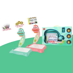 Alta calidad 24 patrón de dibujos animados lindo inteligente diapositiva proyector arte dibujo pintura tablero para niños - Product Image 3