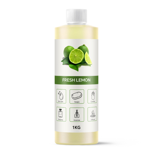 Aceite de Fragancia de Limón Fresco para Uso Industrial en Detergentes, Jabones, Lavandería, Perfumes y Velas, Suministro a Granel de Fábrica - Product Image 1