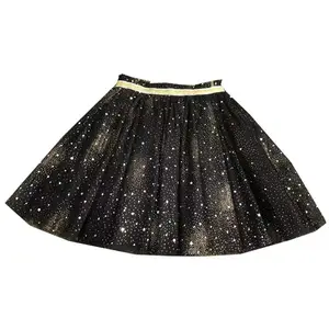 Fabriek Directe Prijs Kleine Gouden Patroon Gedrukt Cool Sparkle Tutu Rokken Voor Meisjes Kinderen