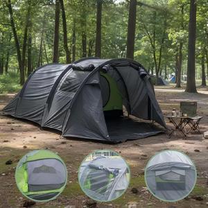 Nuova Tenda Tunnel per Esterni, Spaziosa Tenda da Campeggio Multifunzionale con Protezione Solare per Più Persone - Product Image 3