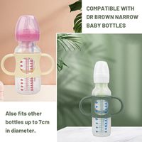 Étui de protection pour biberon Dr Brown avec double poignée pour enfants Fabriqué dans un autre pays
