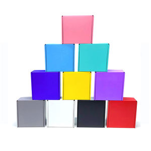 Boîtes d'enveloppe en carton ondulé brun kraft Solution d'expédition recyclable rigide à bas prix Revêtement d'éponge de gaufrage par stratification mate - Product Image 3