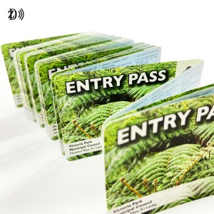 Bisa dicetak Fanfold termal Ticket13.56Mhz RFID kertas kontrol akses tiket - Product Image 2