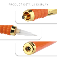Machine à maquillage permanent électrique OEM Orange PMU, machine à tatouer légère, stylo de tatouage 12V 9 vitesses, logo personnalisé